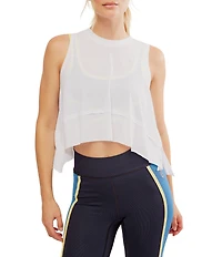 FP Movement Crew Neckline Curved Hem Tempo Tank