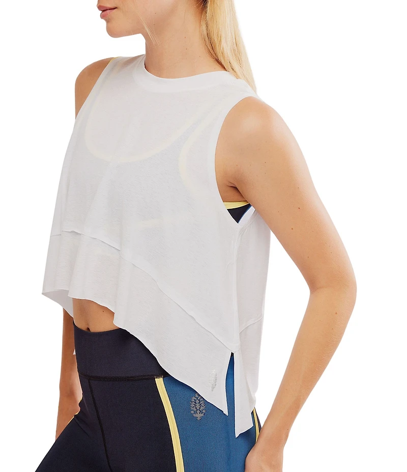 FP Movement Crew Neckline Curved Hem Tempo Tank