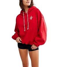 FP Movement CTW Final Call Front Logo Long Sleeve Knit Hoodie