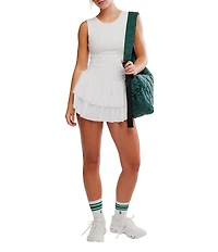 FP Movement Field Day Crew Neck Sleeveless Drop Waist Skortsie