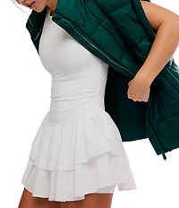 FP Movement Field Day Crew Neck Sleeveless Drop Waist Skortsie