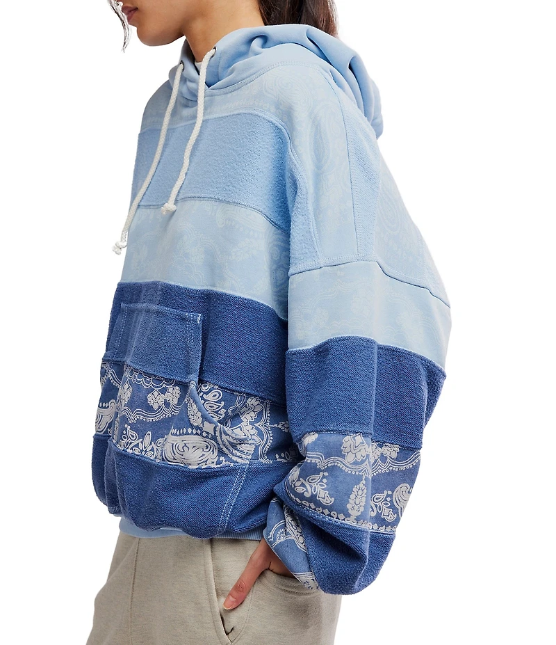 FP Movement Final Call Bandana Printed Long Sleeve Hoodie