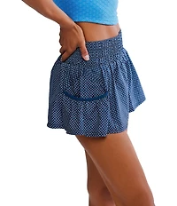 FP Movement Get Your Flirt On Printed Floral Mystic High Rise Short