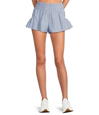 FP Movement Get Your Flirt On Printed High Rise Shorts