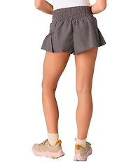 FP Movement Get Your Flirt On Printed High Rise Shorts