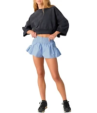FP Movement Get Your Flirt On Printed High Rise Shorts