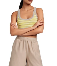 FP Movement Go To Stripe Scoop Neck Raceback Sport Bra