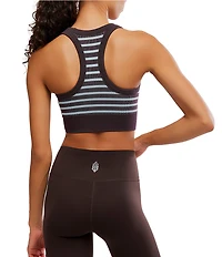 FP Movement Go To Stripe Scoop Neck Raceback Sport Bra