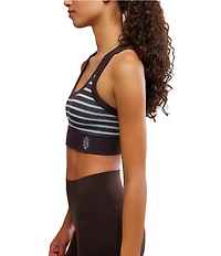 FP Movement Go To Stripe Scoop Neck Raceback Sport Bra