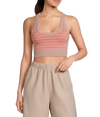FP Movement Go To Stripe Scoop Neck Raceback Sport Bra