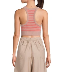 FP Movement Go To Stripe Scoop Neck Raceback Sport Bra