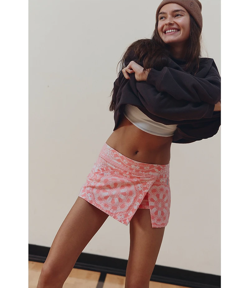 FP Movement Hot Shot Bandana Printed High-Rise Mini Skort