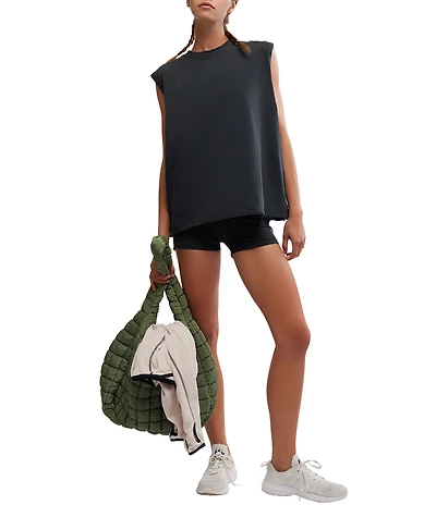 FP Movement Hot Shot Crew Neck Sleeveless Muscle Tank and Micro Short Two-Piece Set