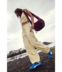 FP Movement Hot Shot Crossover Crew Neck Cropped Muscle Tee & High-Rise Waist Pant Coordinating Set