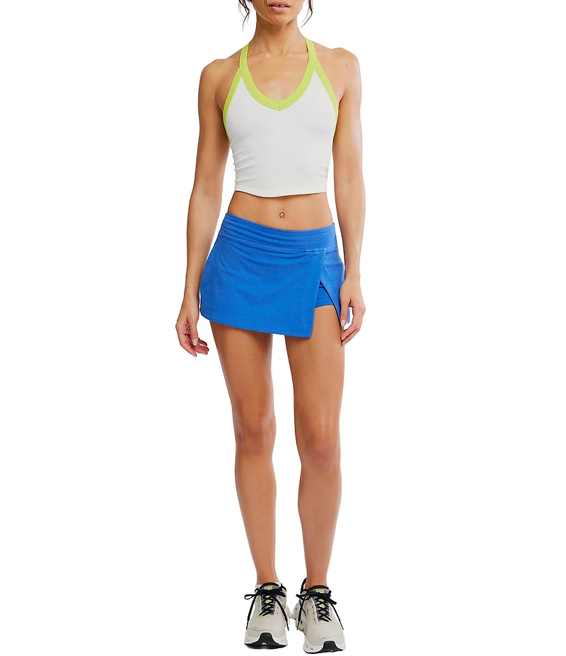 FP Movement Hot Shot High Rise Front Slit Mini Skort