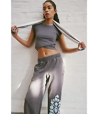 FP Movement Hot Shot Logo Crew Neck Short Sleeve Crossover Hem Set