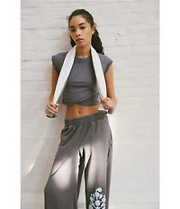 FP Movement Hot Shot Logo Crew Neck Short Sleeve Crossover Hem Set