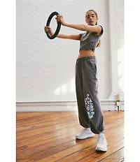 FP Movement Hot Shot Logo Crew Neck Short Sleeve Crossover Hem Set