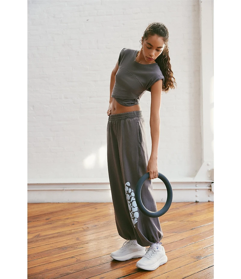 FP Movement Hot Shot Logo Crew Neck Short Sleeve Crossover Hem Set