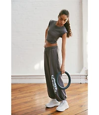 FP Movement Hot Shot Logo Crew Neck Short Sleeve Crossover Hem Set