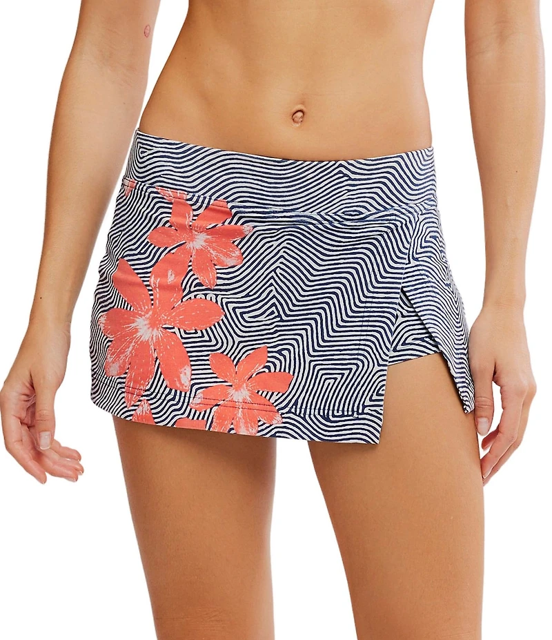 FP Movement Hot Shot Maze Printed High Rise Mini Skort