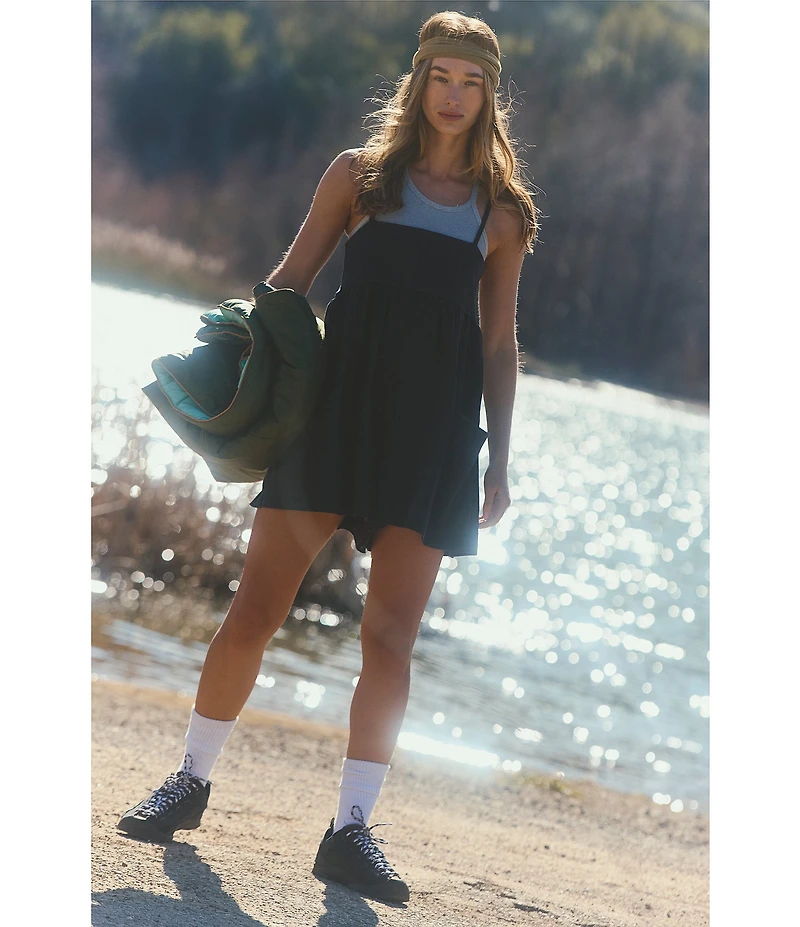 FP Movement Hot Shot Strappy Square Neck Sleeveless Romper