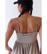 FP Movement Hot Shot Strappy Square Neck Sleeveless Wide Leg Jumpsuit