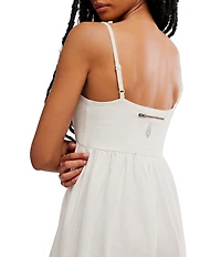 FP Movement Hot Shot Strappy Square Neck Sleeveless Wide Leg Jumpsuit