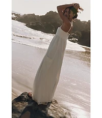 FP Movement Hot Shot Strappy Square Neck Sleeveless Wide Leg Jumpsuit