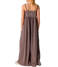 FP Movement Hot Shot Strappy Square Neck Sleeveless Wide Leg Jumpsuit
