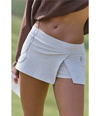 FP Movement Hot Shot Stripe Printed Mini Skort