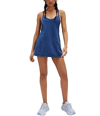 FP Movement Hot Shot V-Neck Sleeveless Patch Pocket Mini Dress