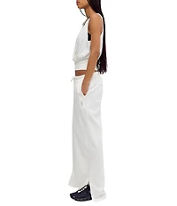 FP Movement Hot Shot V-Neck Sleeveless Tank Top and Low-Slung Wide Leg Pant Two-Piece Set