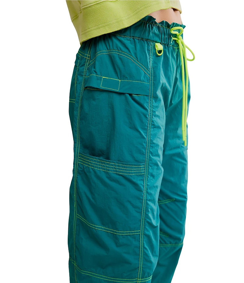 FP Movement In The Wild Paper Bag Waist Water-Resistant Wide Barrel Leg Pants