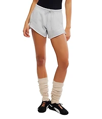FP Movement Knockout Mid Rise Split Hem French Terry Shorts