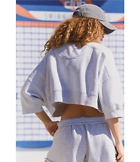 FP Movement Knockout Mid Rise Split Hem French Terry Shorts