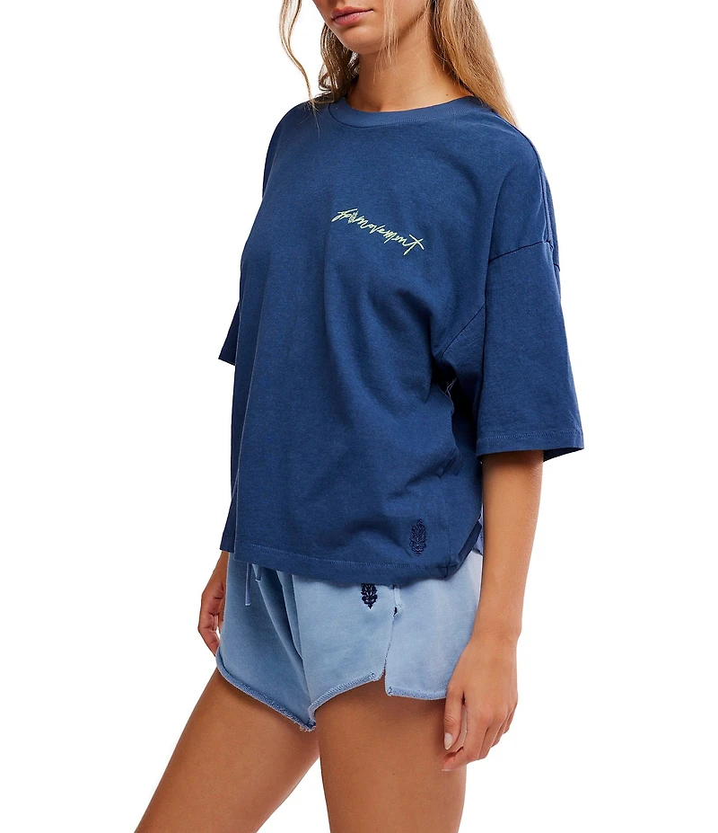 FP Movement Logo Crew Neck Short Sleeve Tackle Tee