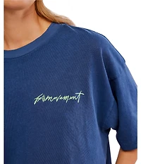 FP Movement Logo Crew Neck Short Sleeve Tackle Tee