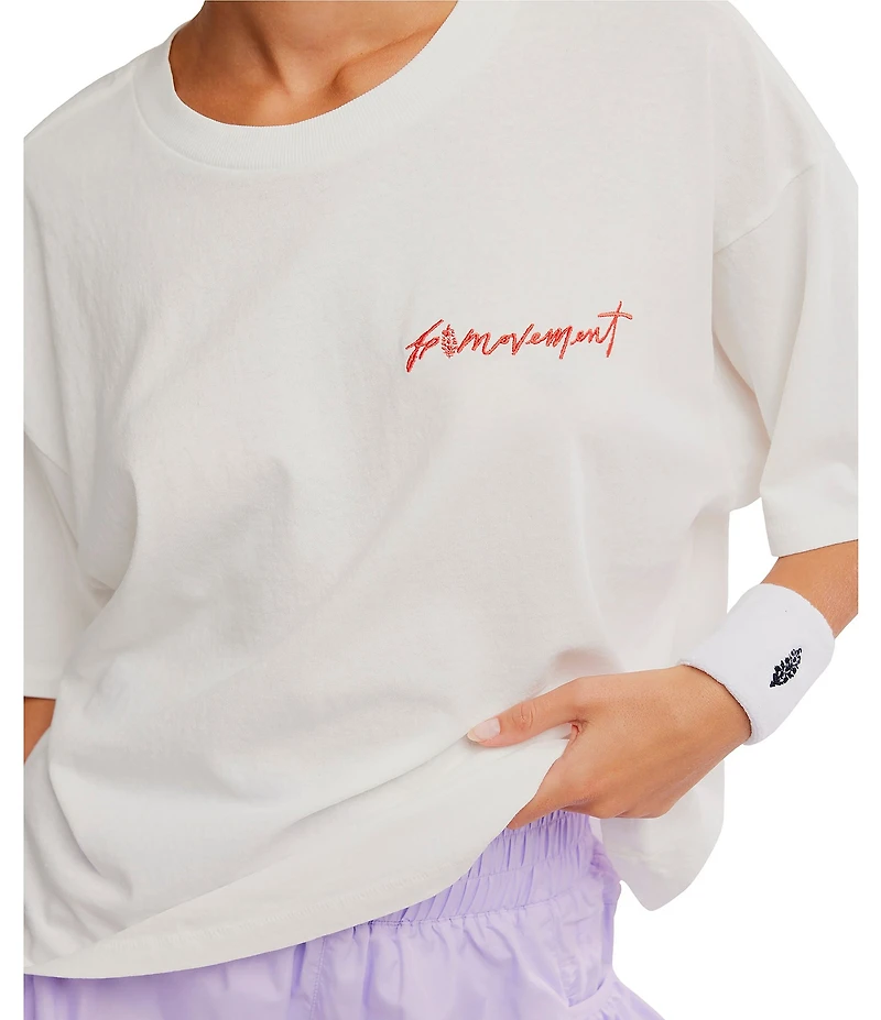 FP Movement Logo Crew Neck Short Sleeve Tackle Tee