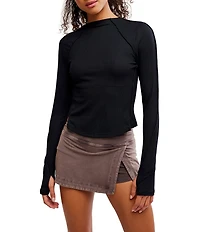 FP Movement Love Club Crew Neck Long Sleeve Tee