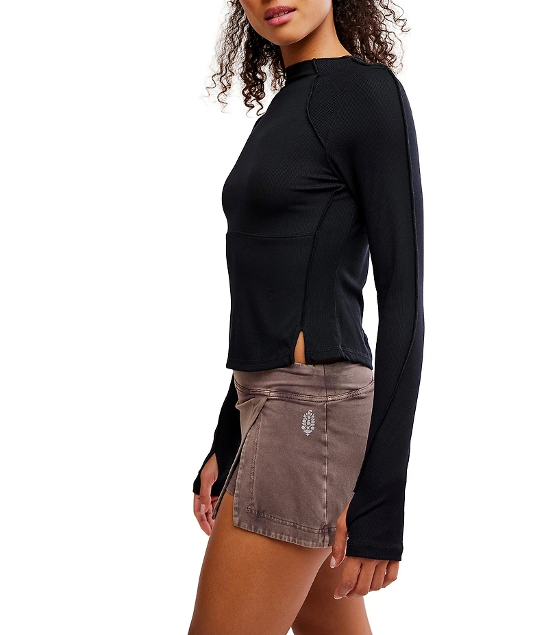 FP Movement Love Club Crew Neck Long Sleeve Tee