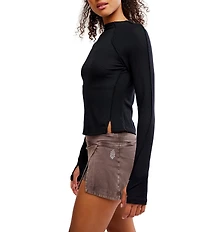 FP Movement Love Club Crew Neck Long Sleeve Tee