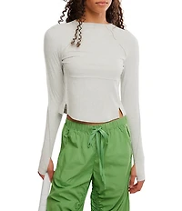 FP Movement Love Club Crew Neck Long Sleeve Tee