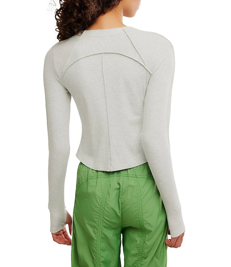 FP Movement Love Club Crew Neck Long Sleeve Tee