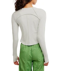 FP Movement Love Club Crew Neck Long Sleeve Tee