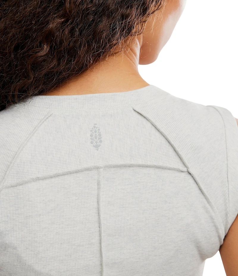 FP Movement Love My Twist Crew Neck Sleeveless Muscle Tank