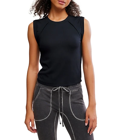 FP Movement Love My Twist Crew Neck Sleeveless Muscle Tank
