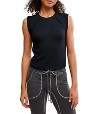 FP Movement Love My Twist Crew Neck Sleeveless Muscle Tank