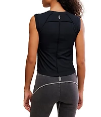 FP Movement Love My Twist Crew Neck Sleeveless Muscle Tank