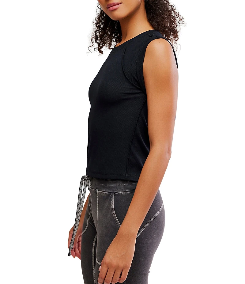 FP Movement Love My Twist Crew Neck Sleeveless Muscle Tank